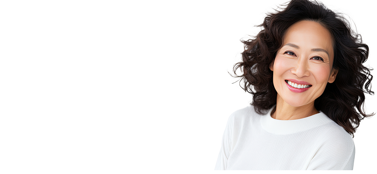 Happy Woman Banner for NWMA, We Won, Best Med Spa in Best of Pierce County, News Tribune Annual Contest