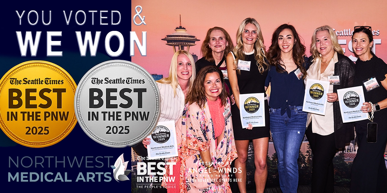 NW Medical Arts Wins "Best in the PNW" expanding into 4 new categories, Best Facials, Best Weight Loss Treatment, Best Health & Nutrition, Best Customer Service